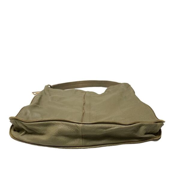 Kelsi Dagger McKenzie Sage Hobo Pebble Leather Shoulder Tote Bag Green NEW* - Picture 6 of 16